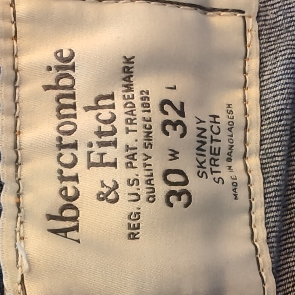 Abercrombie & Fnch skinny stretch jeans 30x32 - Picture 6 of 7